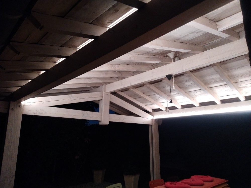 Ruban LED carport